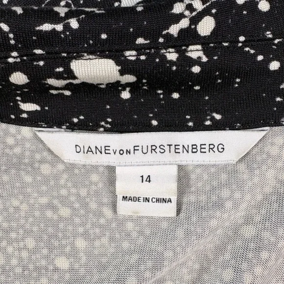 Diane von Furstenberg Jelsa Wrap Dress Womens 14 100% Silk Luxe Comfort Chic - Picture 4 of 11